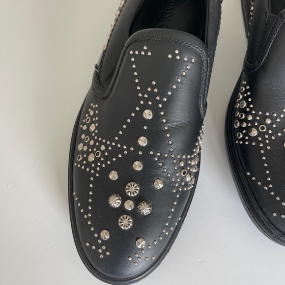 Jimmy Choo Grove Black Leather Slip-On Loafer Sneakers main image 5
